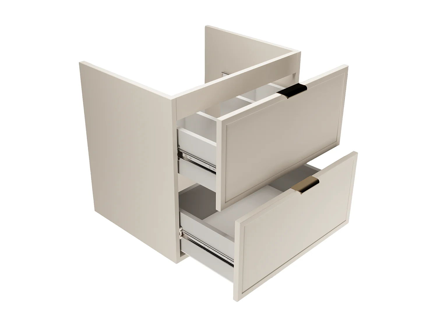 Conjunto de baño de cachemira 140 cm Armario con encimera Estantería Columna Frentes Marco Roma