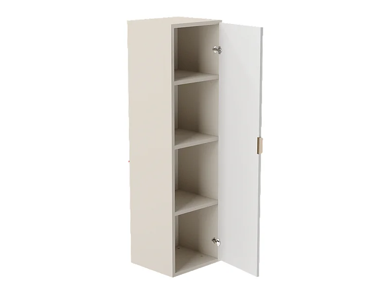 Set da bagno in cashmere 120 cm Mobile con piano 2D2S Colonna Frontali Cornice Roma