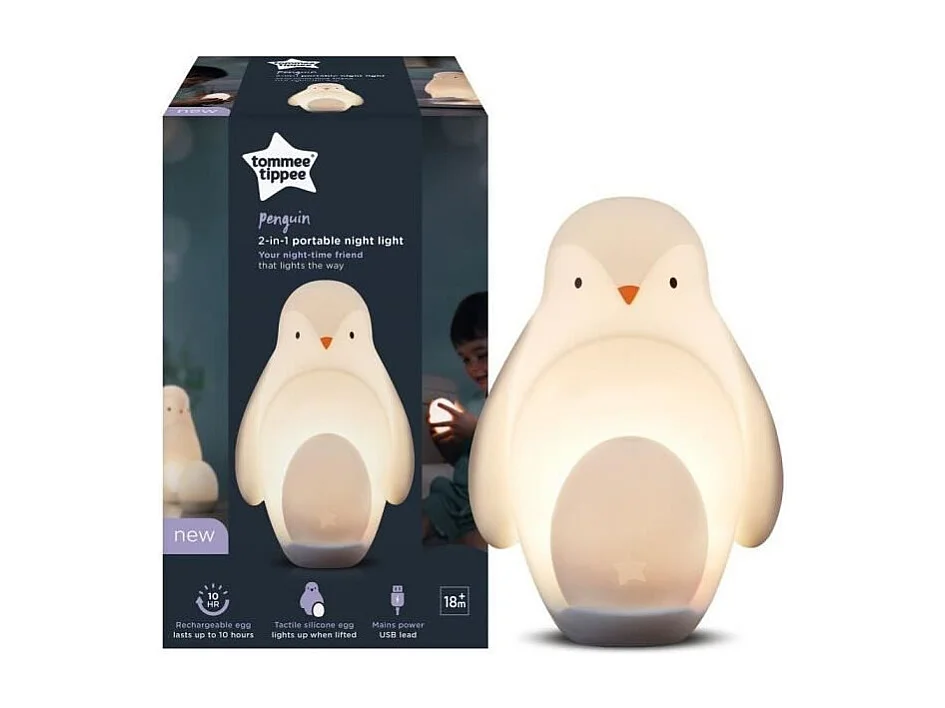 THE GRO COMPANY Grobrite - Veilleuse Pingouin 2-en-1 nomade