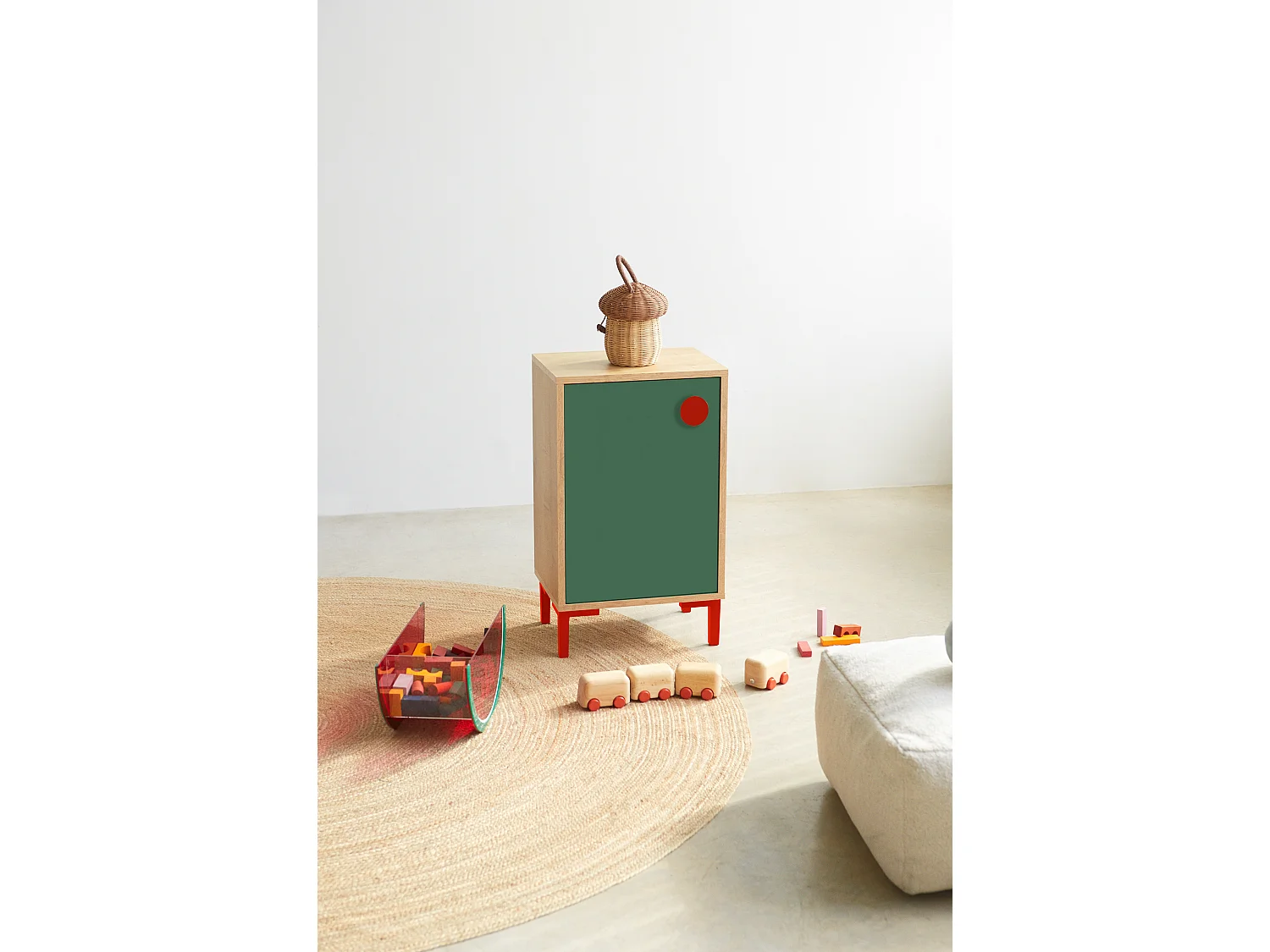 Mesita de Noche 1 estante de MDF COLOR STORIES