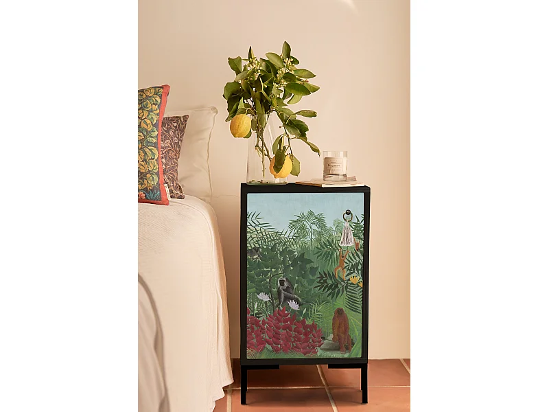 Nachtkastje van bedrukt MDF