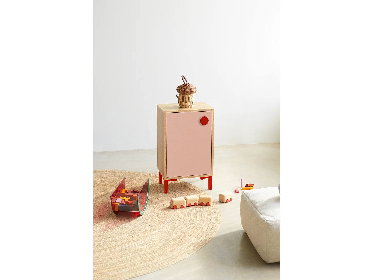 Mesita de Noche 1 estante de MDF COLOR STORIES