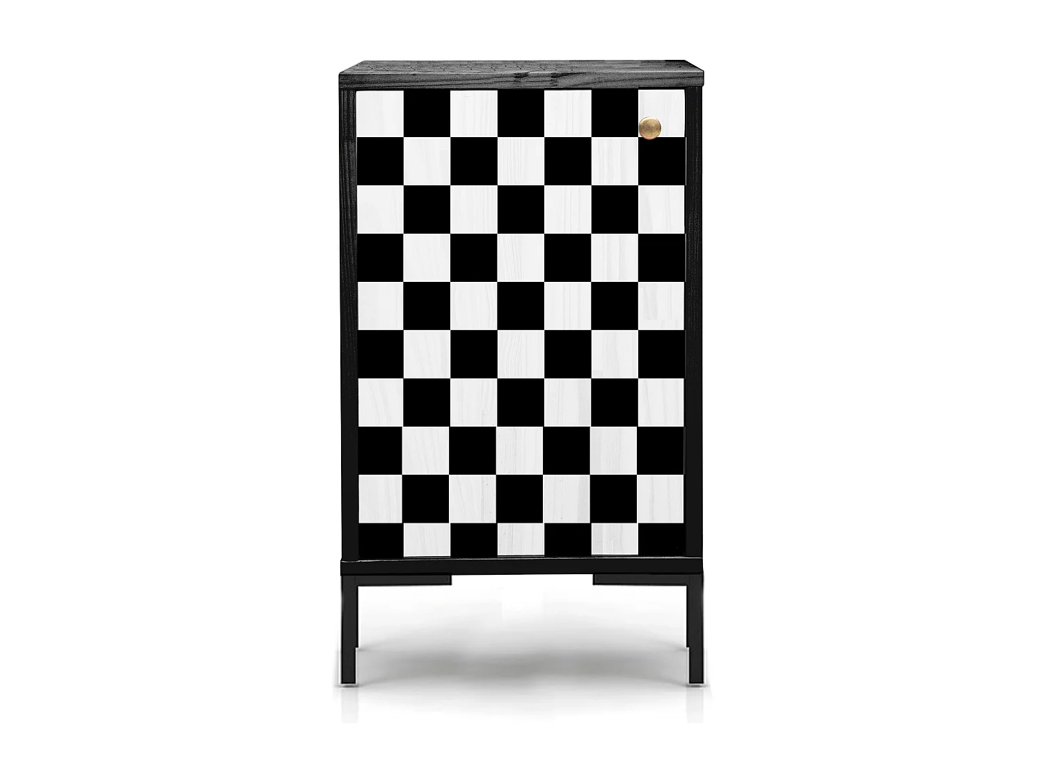 Mesita de noche de MDF con estampado HECHO EN ESPAÑA