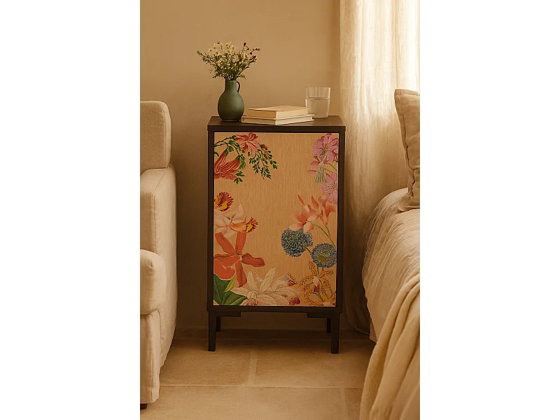 Nachtkastje van bedrukt MDF