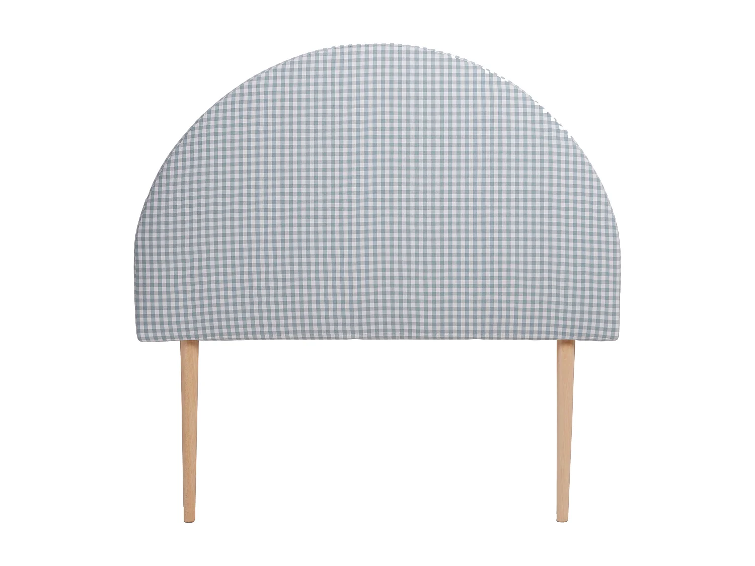 Cabecero tapizado infantil vichy turquesa MOON