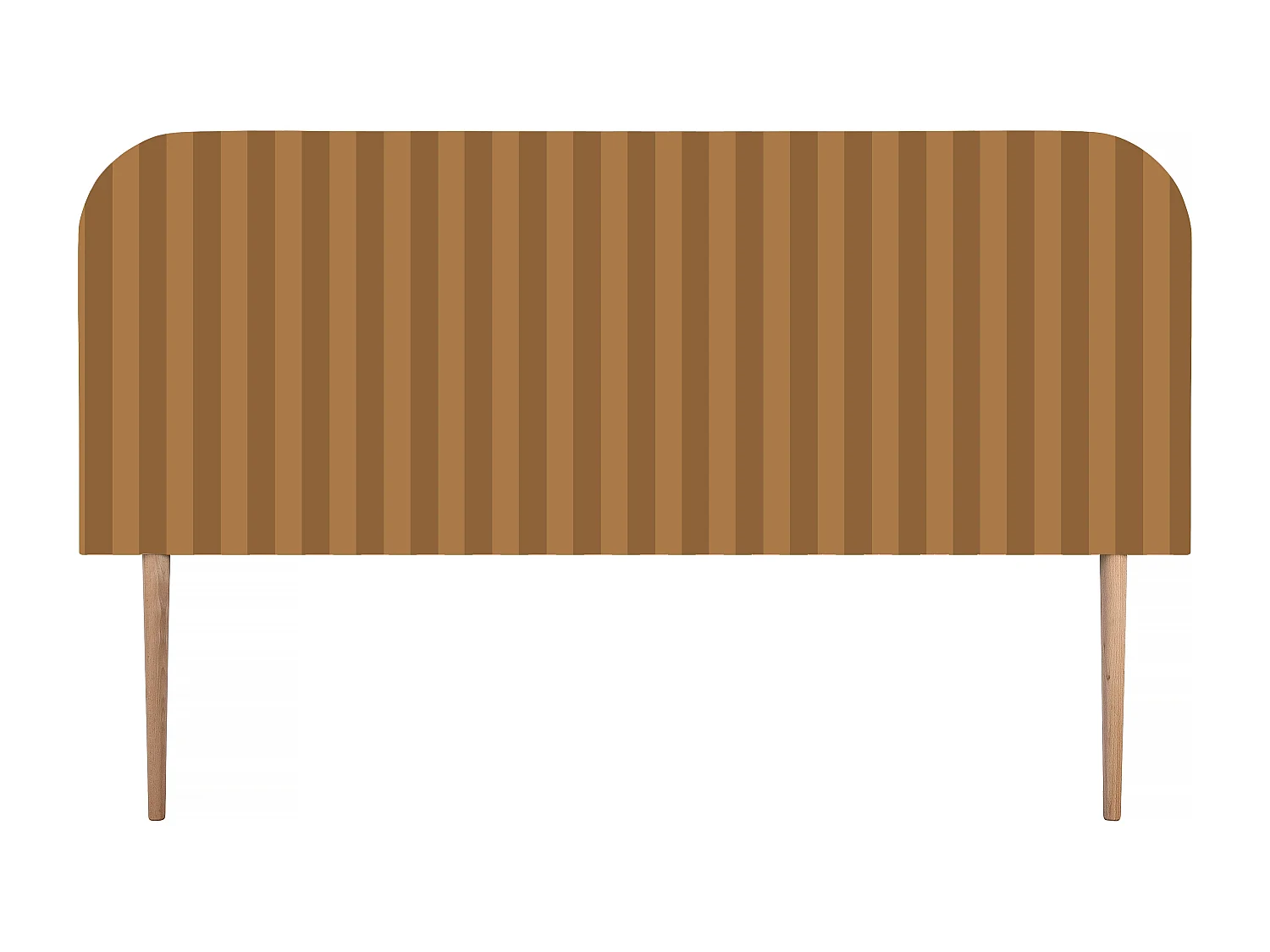 Tête de lit en velours à rayures 160x97cm EDDIE