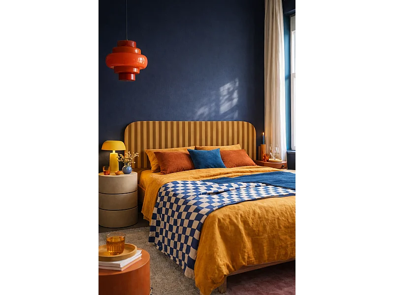 Fluwelen hoofdbord 160x97 cm EDDIE