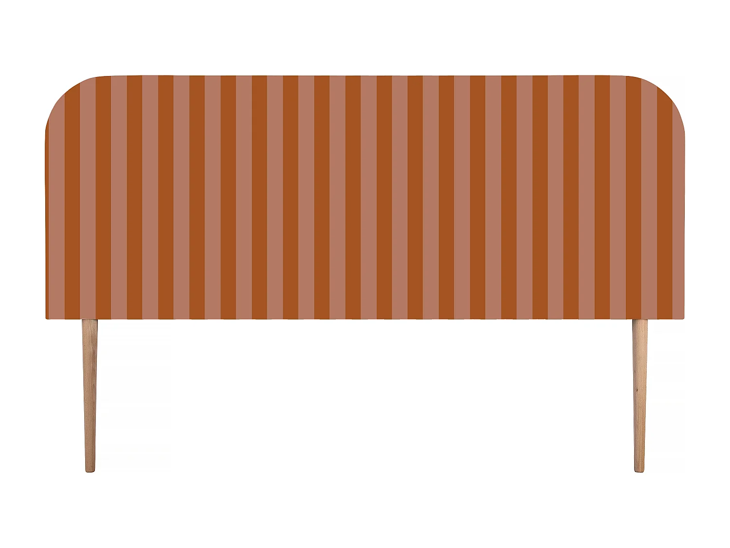 Tête de lit en velours à rayures 160x97cm EDDIE