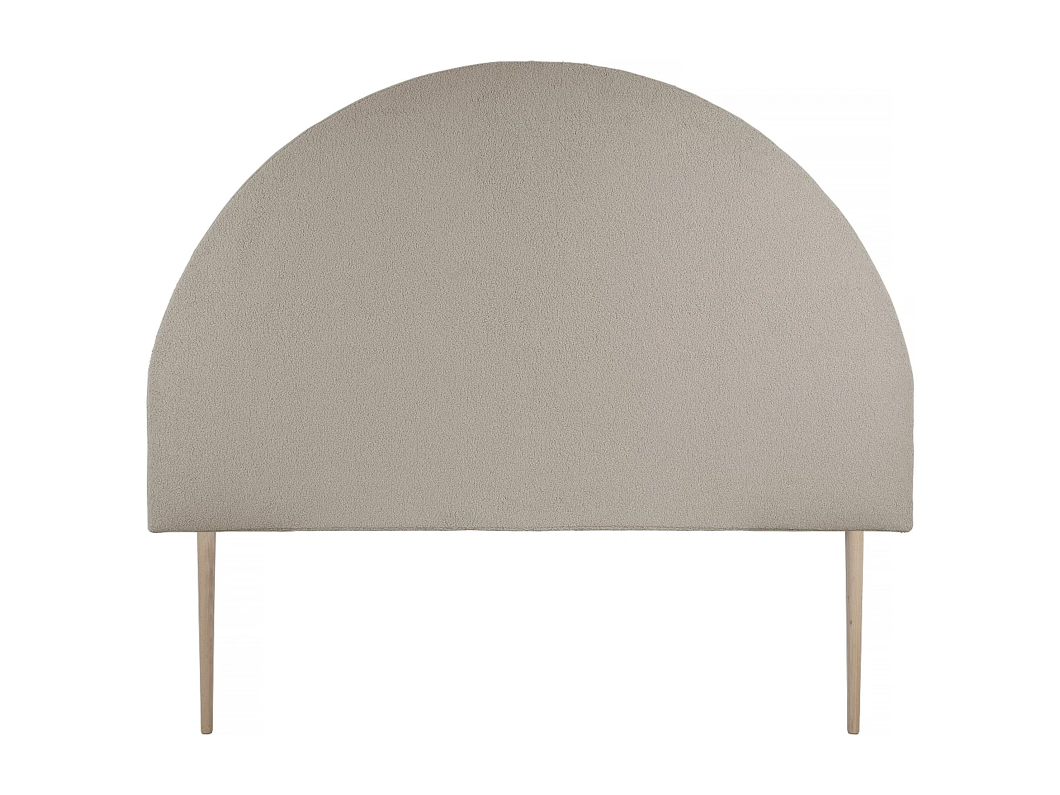 Cabecero tapizado tejido teddy 160x120cm MOON