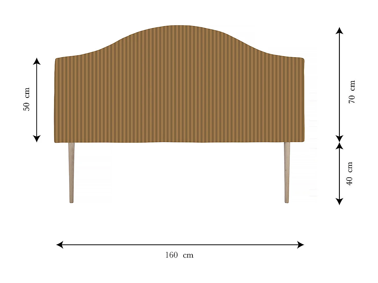 Tête de lit 150cm SUZANNE