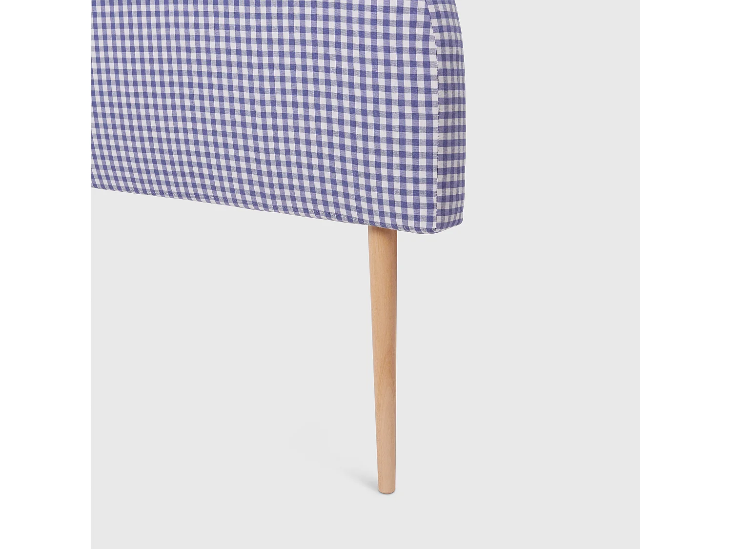 Cabecero tapizado infantil vichy azul MOON