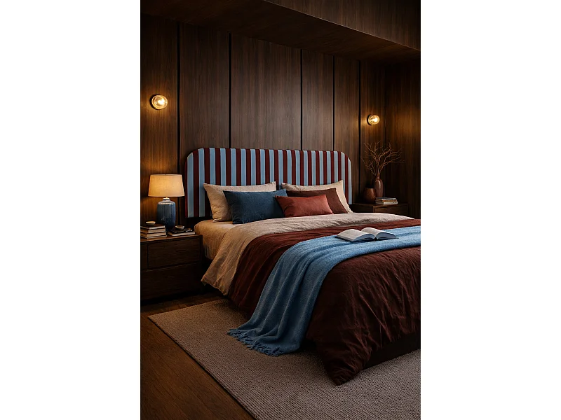 Kopfteil aus Samt 160x97cm EDDIE