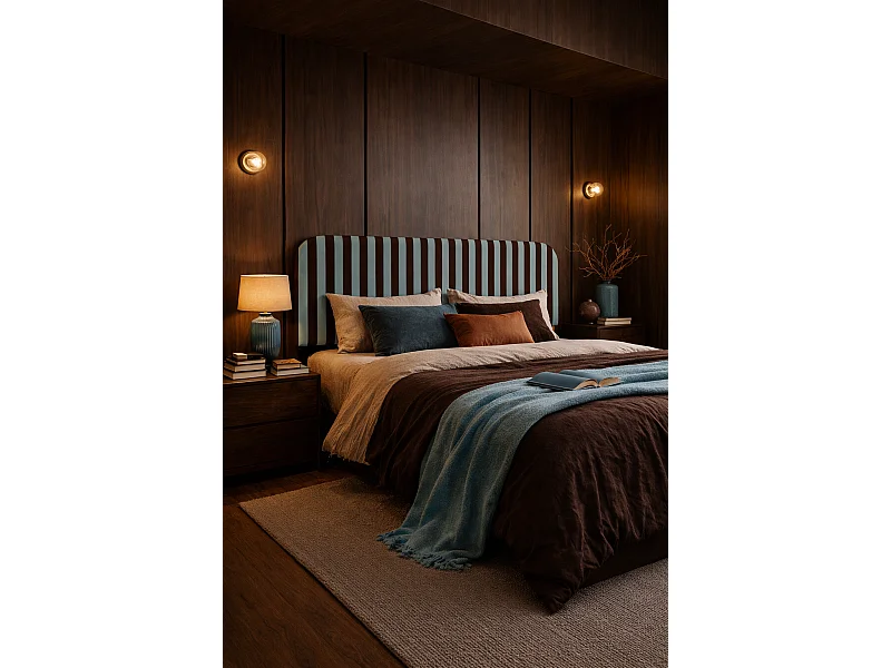 Kopfteil aus Samt 160x97cm EDDIE