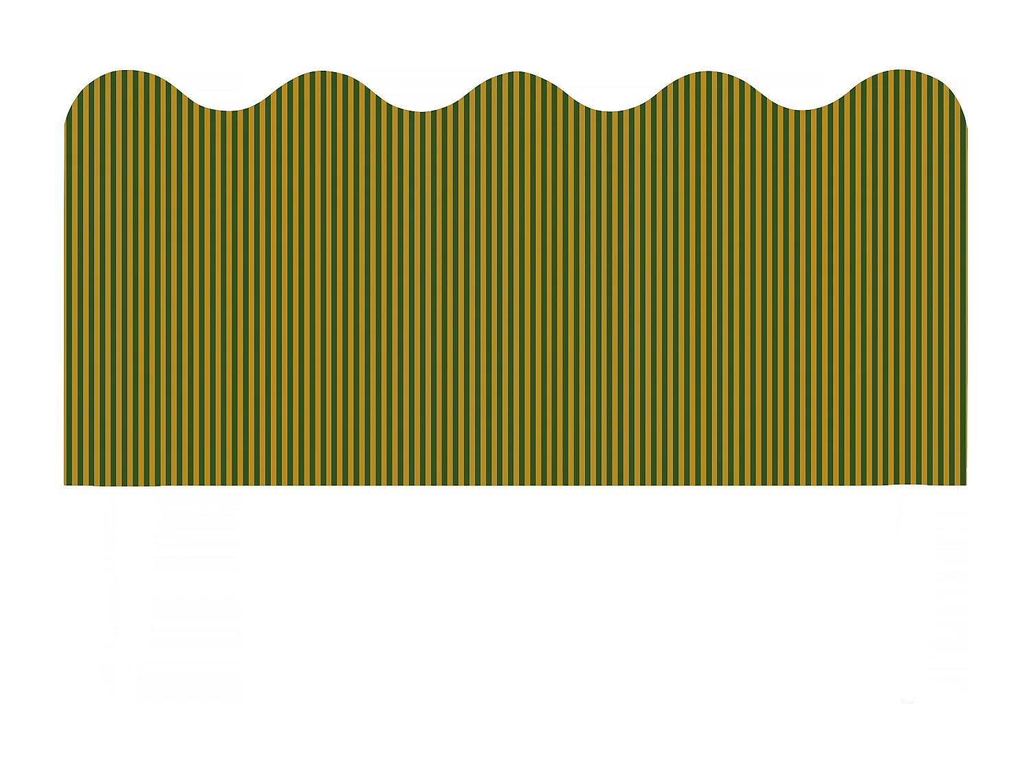 Cabecero tapizado forma ondulada 160x73,5cm HECHO EN ESPAÑA