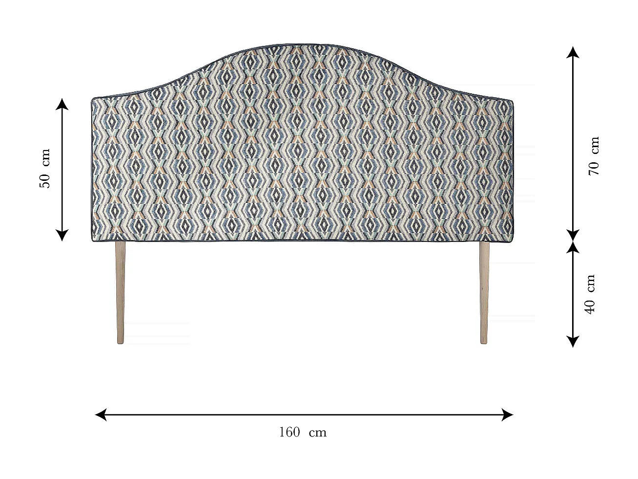 Tête de lit 150cm SUZANNE