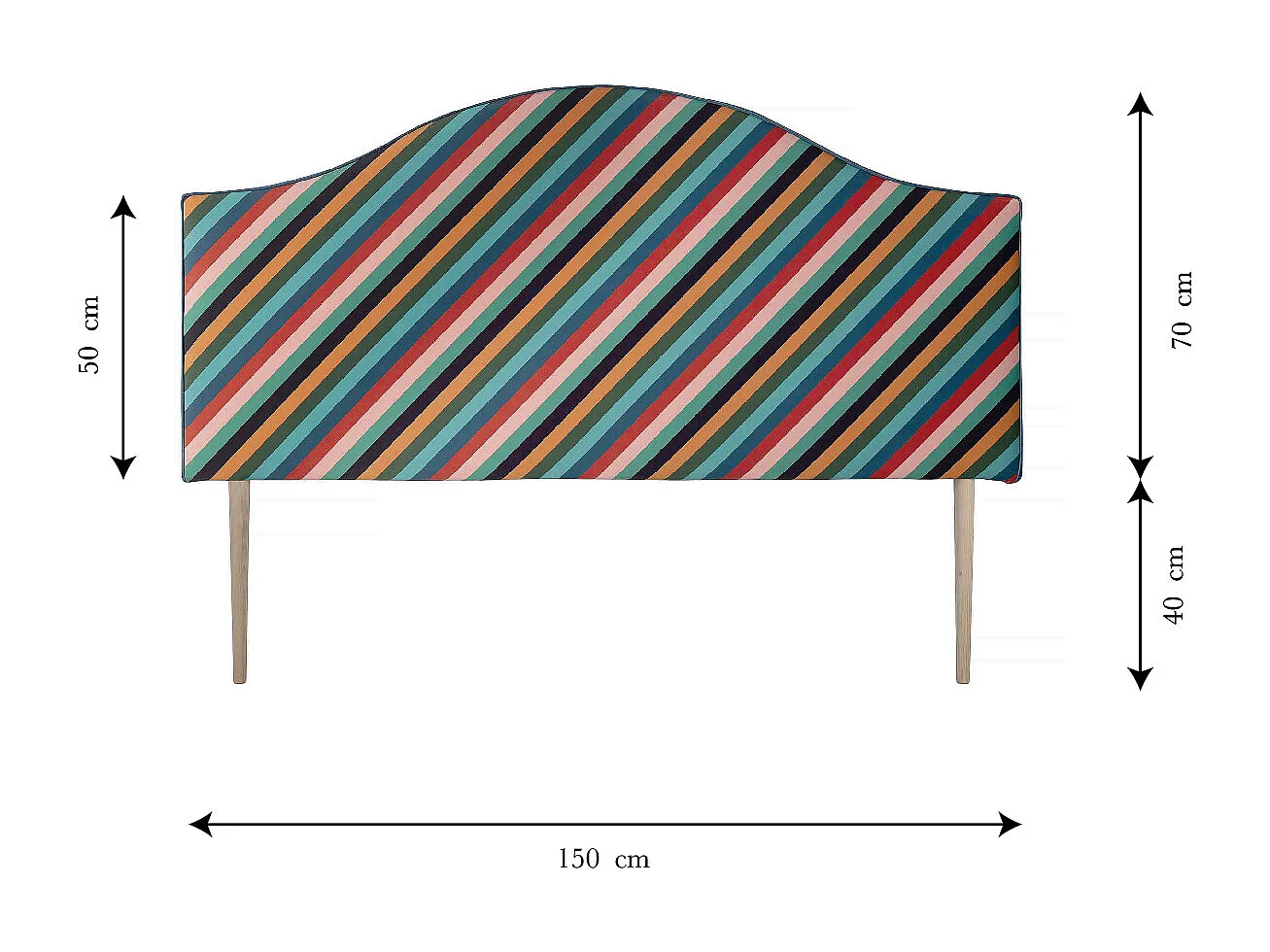 Tête de lit 150cm SUZANNE