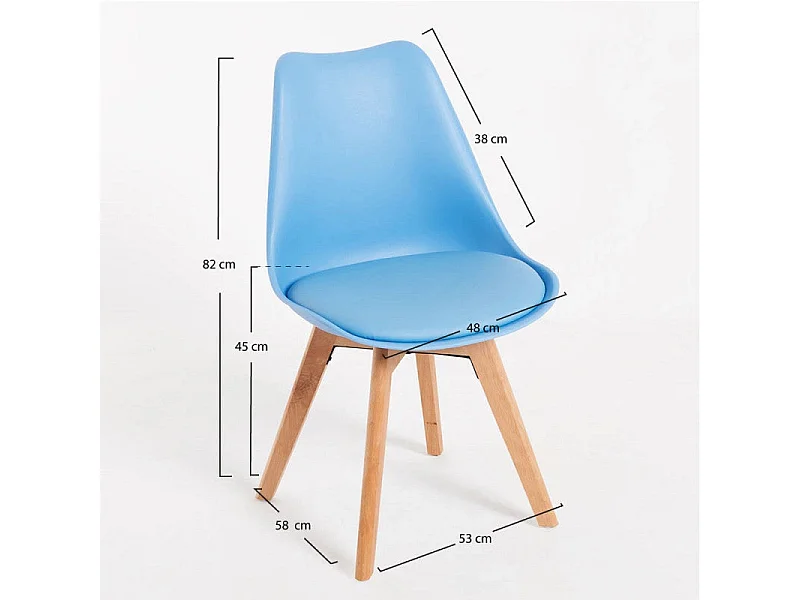 Dudeco Cadeira Skagen Basic Azul Céu