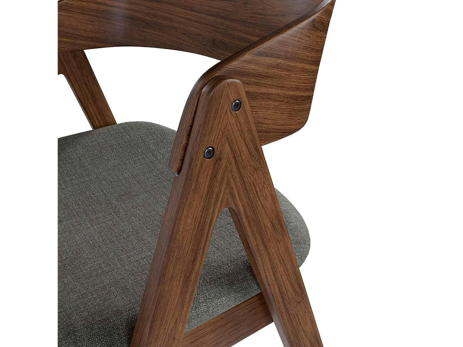 Dudeco Cadeira Penafiel Nogueira Cinzento escuro