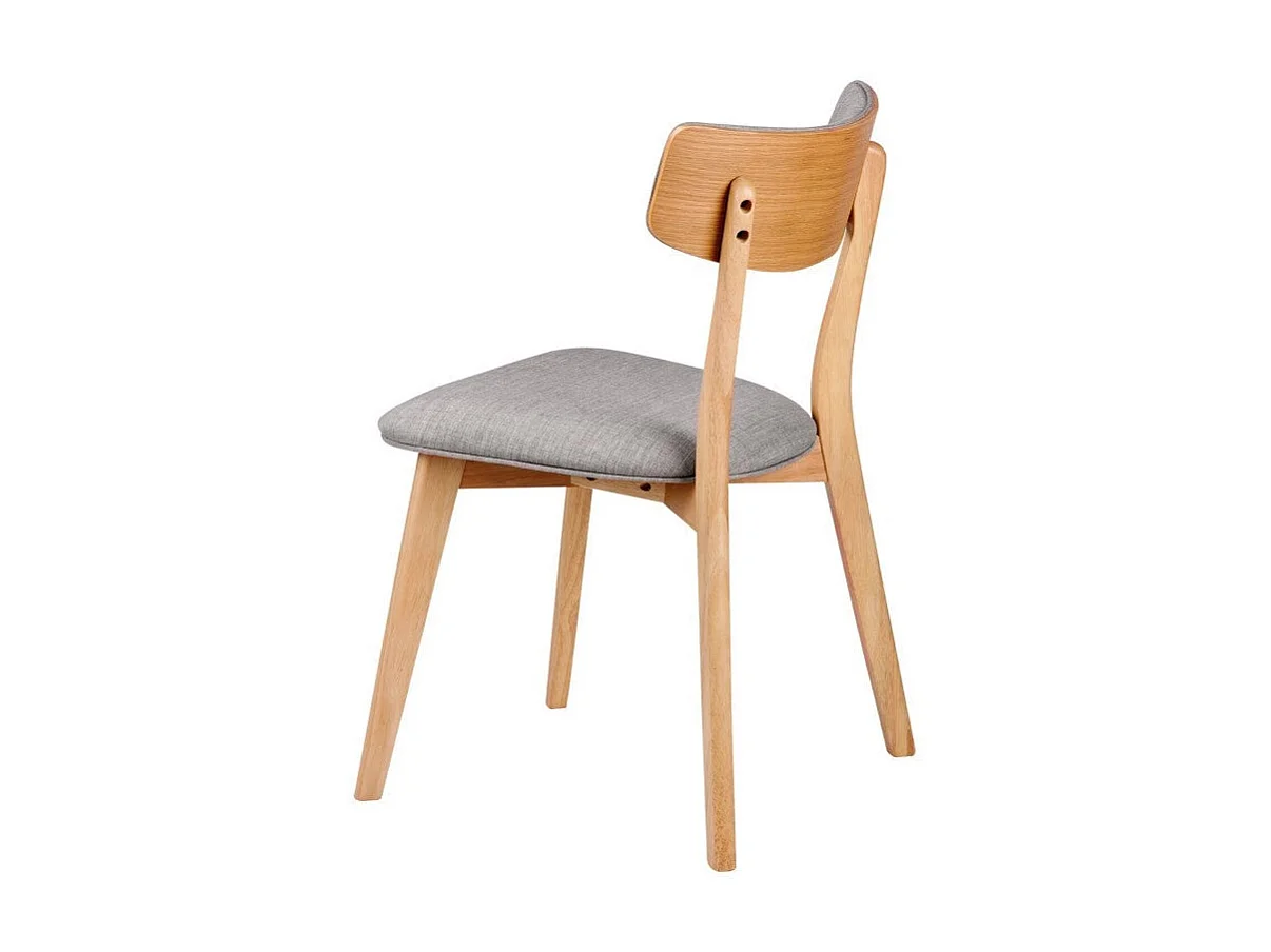 Dudeco Cadeira Funchal Carvalho Cinzento claro