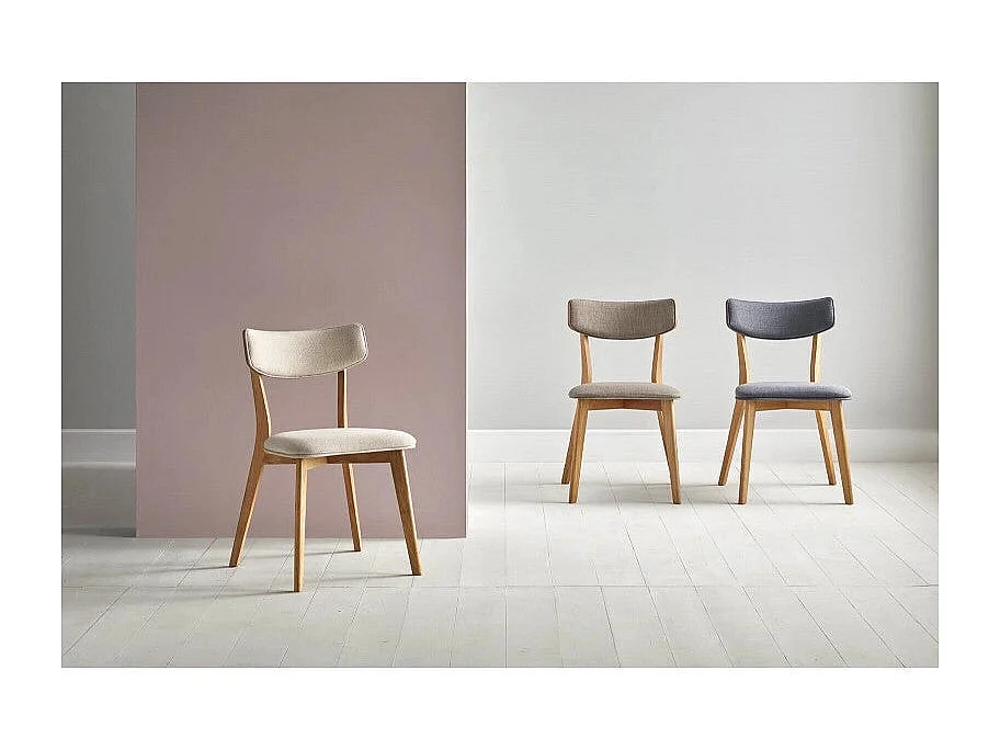 Dudeco Cadeira Funchal Carvalho Cinzento claro