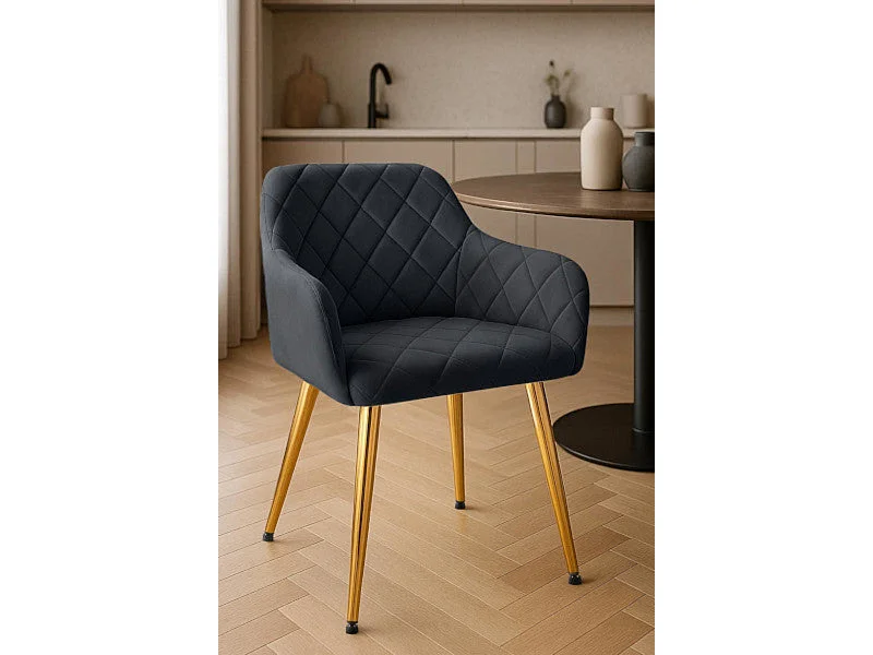 Dudeco Cadeira Bilbau Gold Preto