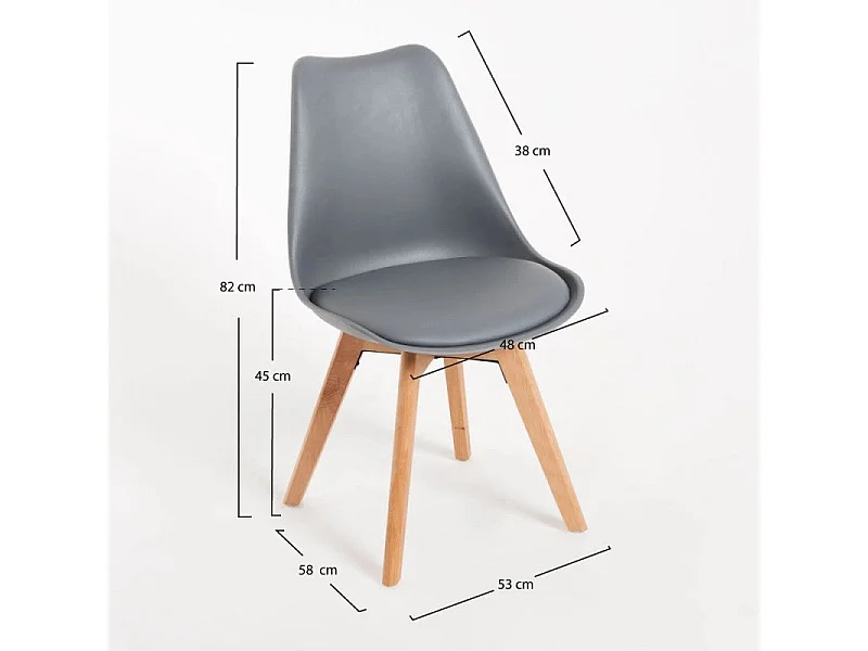 Dudeco Cadeira Skagen Cinzento escuro