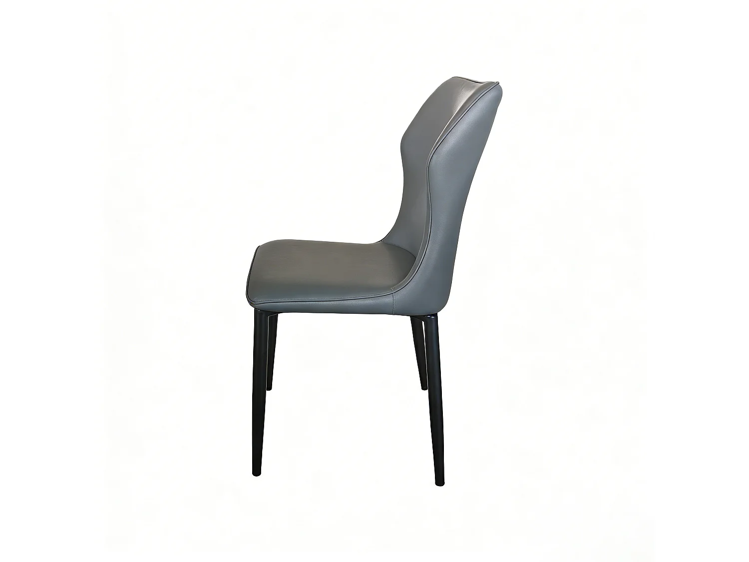 Dudeco Silla Bolonha Piel Sintética Gris oscuro