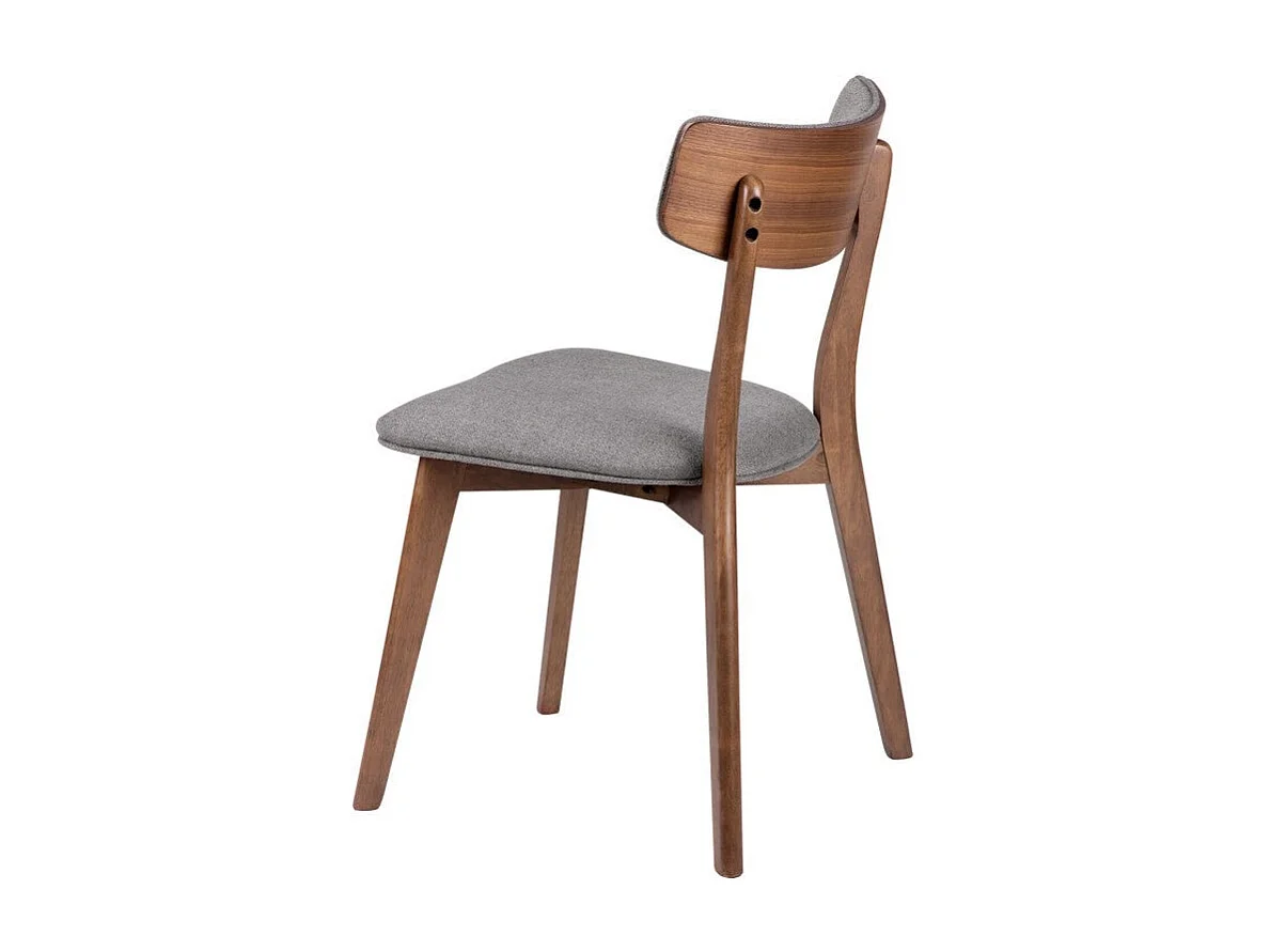 Dudeco Cadeira Funchal Nogueira Cinzento escuro