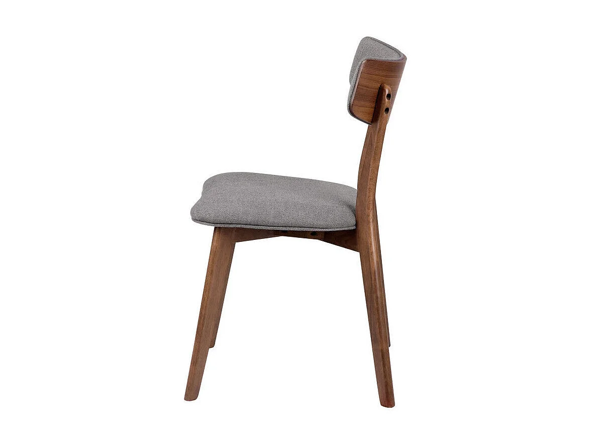 Dudeco Cadeira Funchal Nogueira Cinzento escuro
