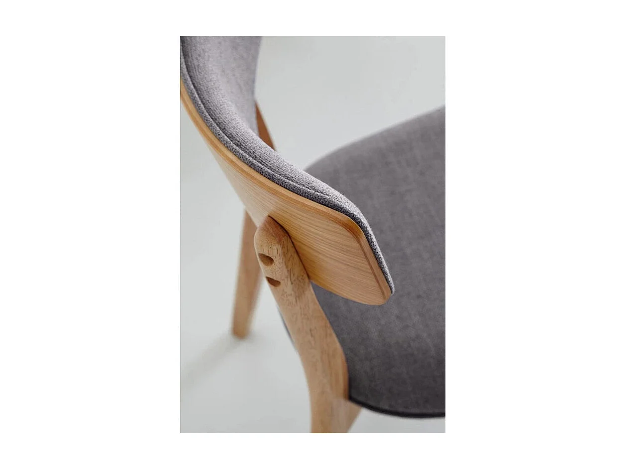 Dudeco Cadeira Funchal Carvalho Cinzento escuro