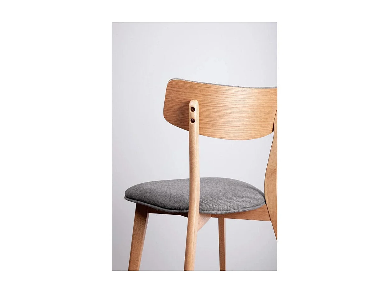 Dudeco Cadeira Funchal Carvalho Cinzento escuro