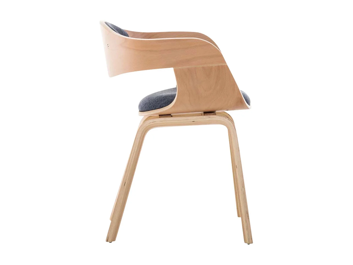 Dudeco Cadeira Berlim Tecido Carvalho e azul