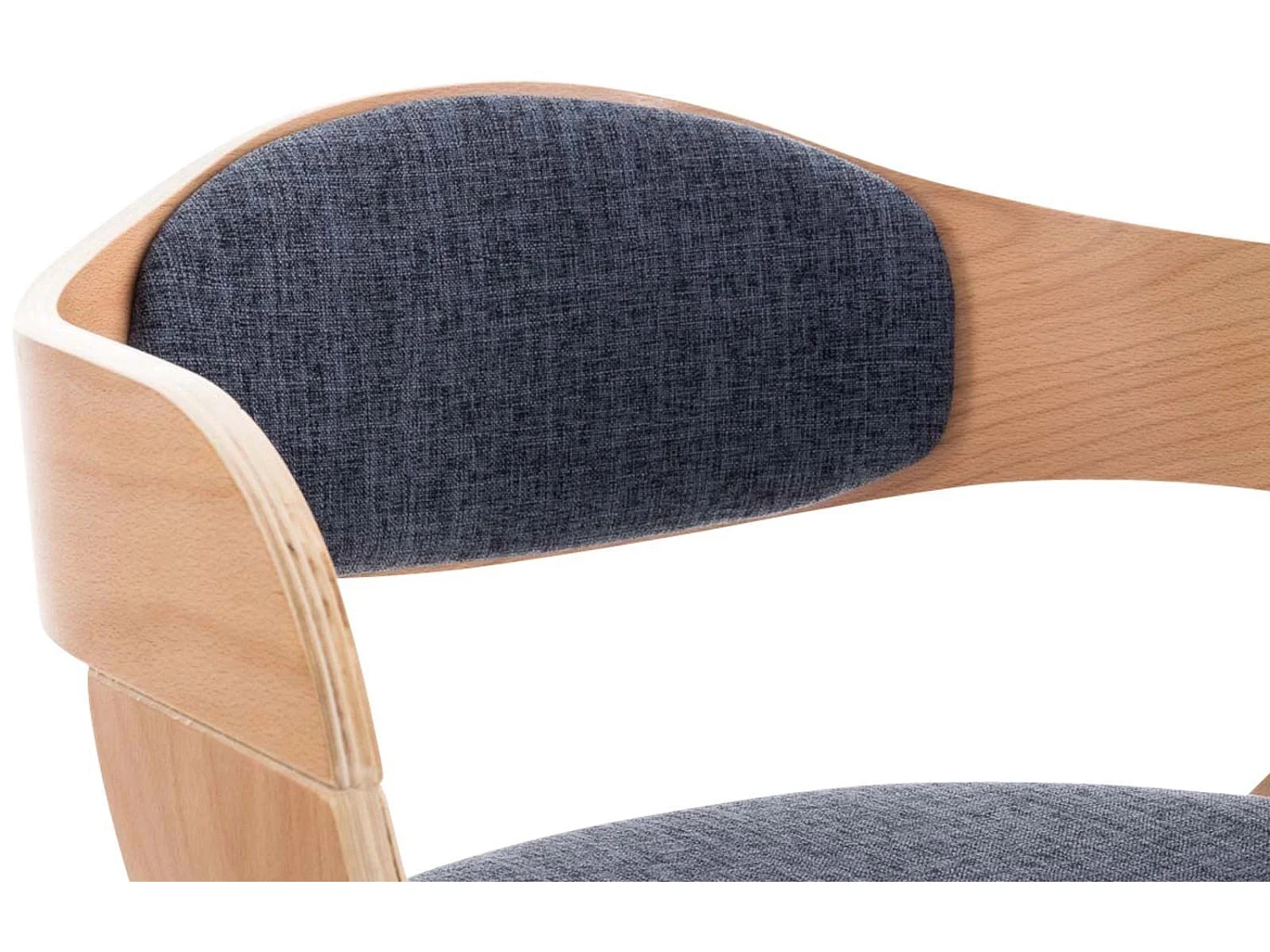 Dudeco Cadeira Berlim Tecido Carvalho e azul