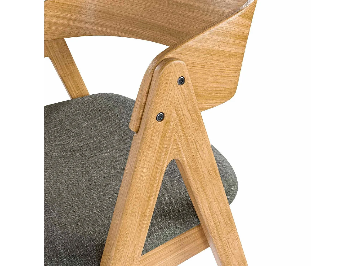 Dudeco Cadeira Penafiel Carvalho Cinzento escuro