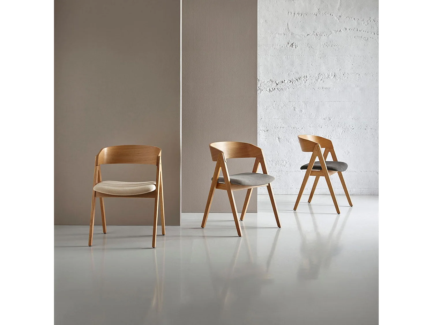 Dudeco Cadeira Penafiel Carvalho Cinzento escuro