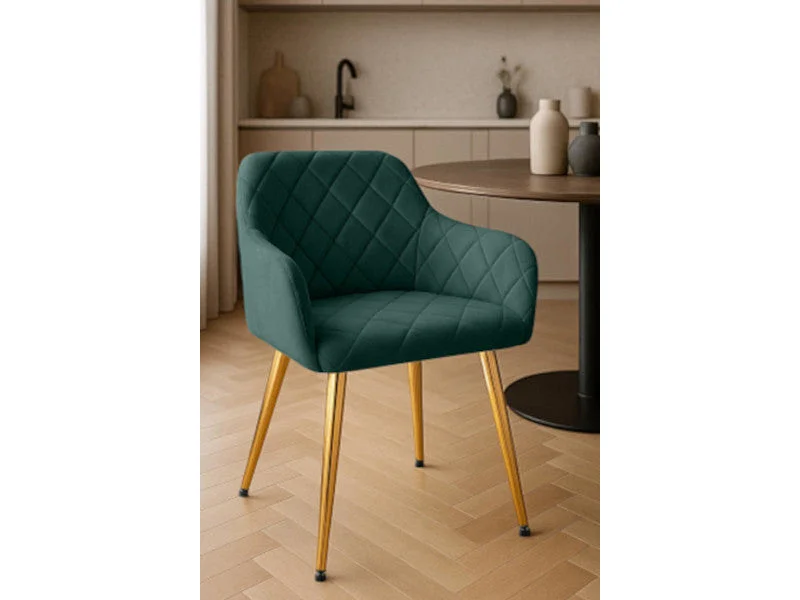 Dudeco Cadeira Bilbau Gold Verde escuro