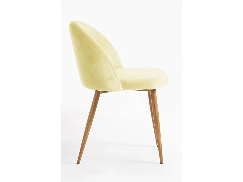 Dudeco Cadeira Bristol Amarelo Dourado