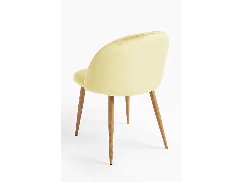 Dudeco Cadeira Bristol Amarelo Dourado