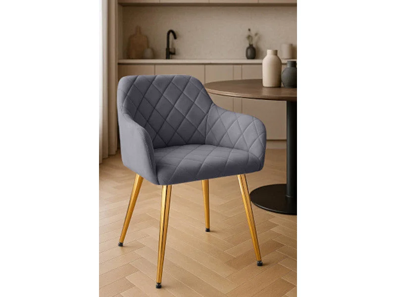 Dudeco Cadeira Bilbau Gold Cinzento Escuro