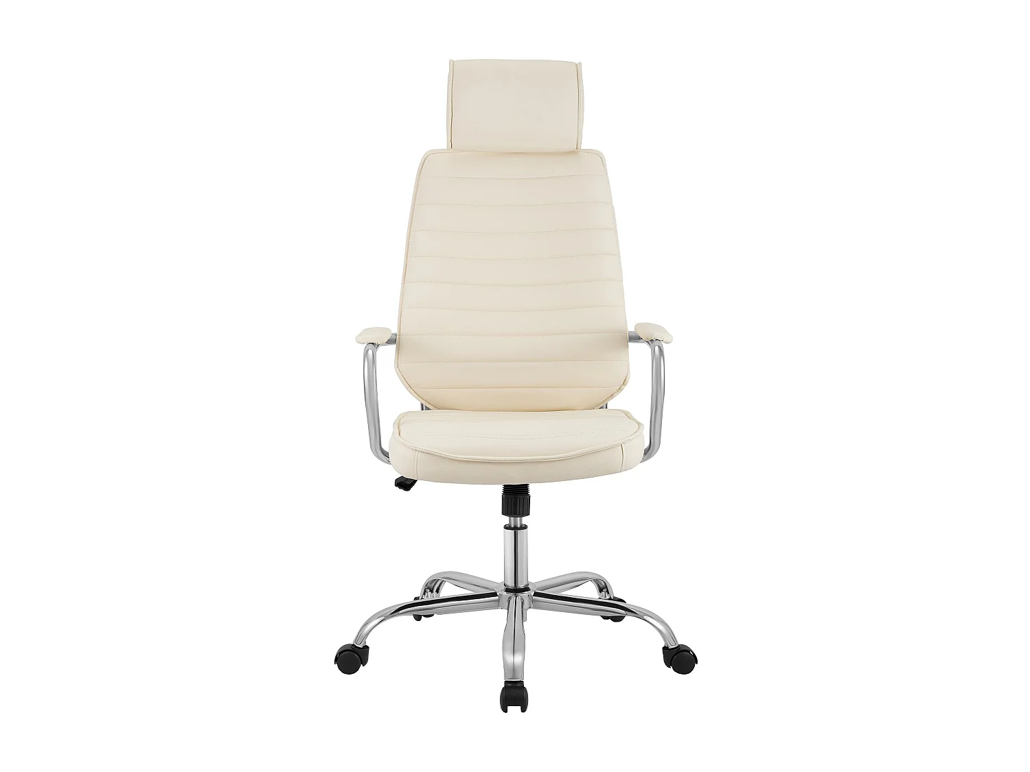 Dudeco Cadeira Escritório Rako em Pele Sintética Creme