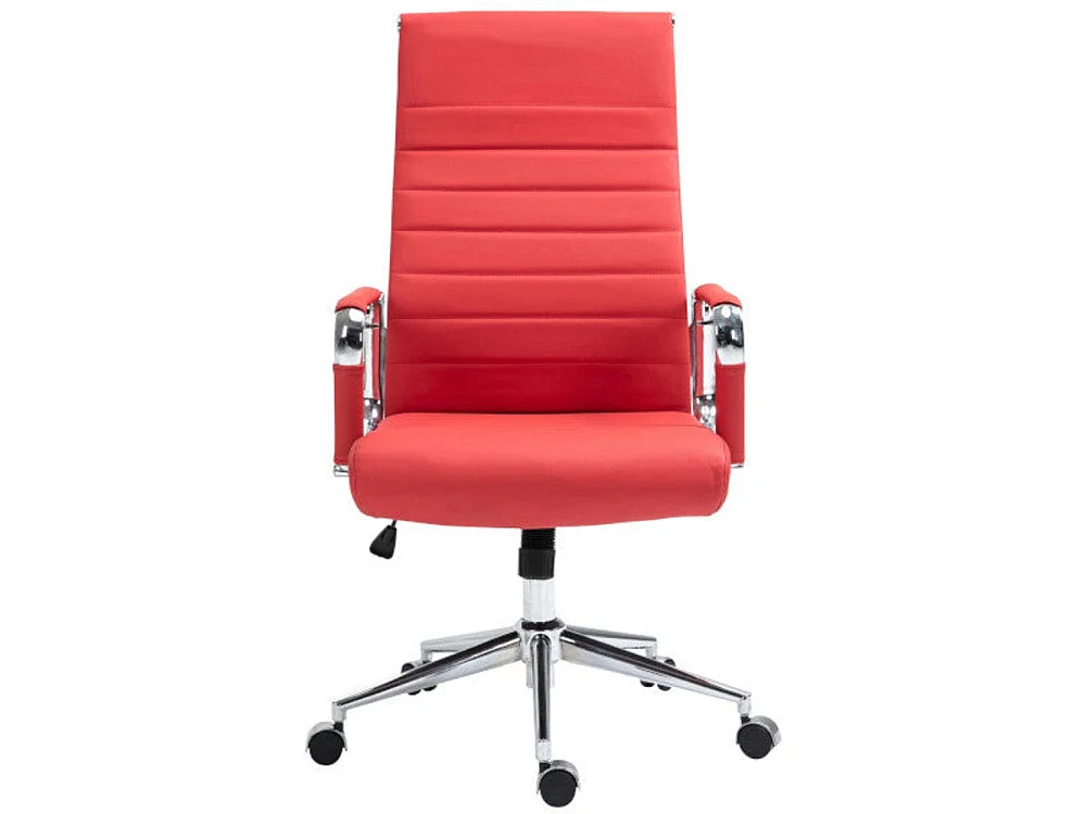 Dudeco Silla de oficina Kolumbus en piel sintética Rojo