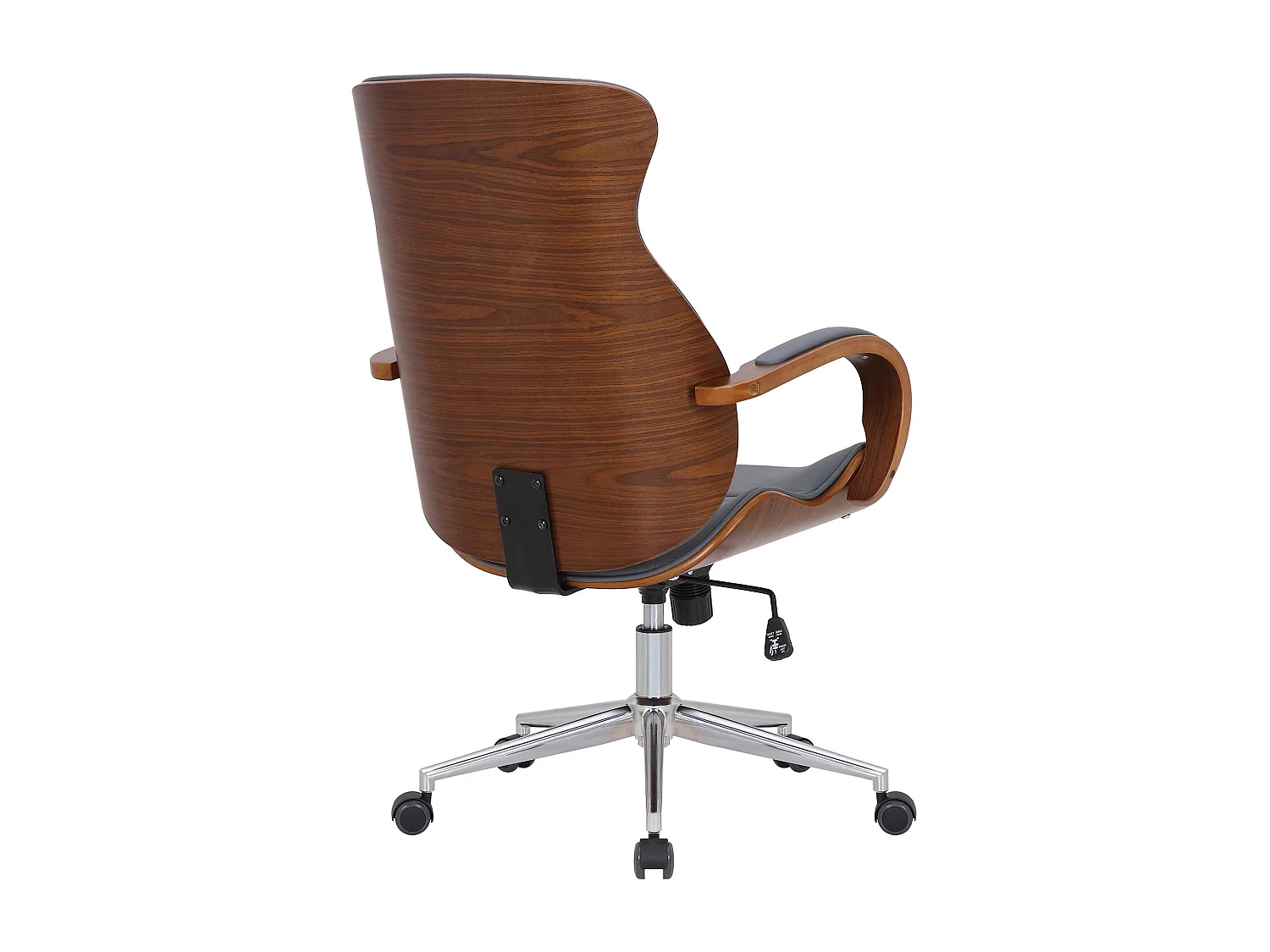 Dudeco Cadeira Escritório Melilla Nogueira e cinzento