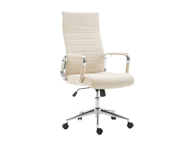 Dudeco Cadeira Escritório Kolumbus em Tecido Creme