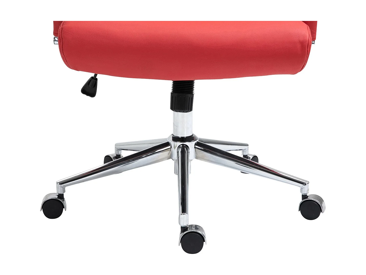 Dudeco Cadeira Escritório Kolumbus em Pele Natural Vermelho