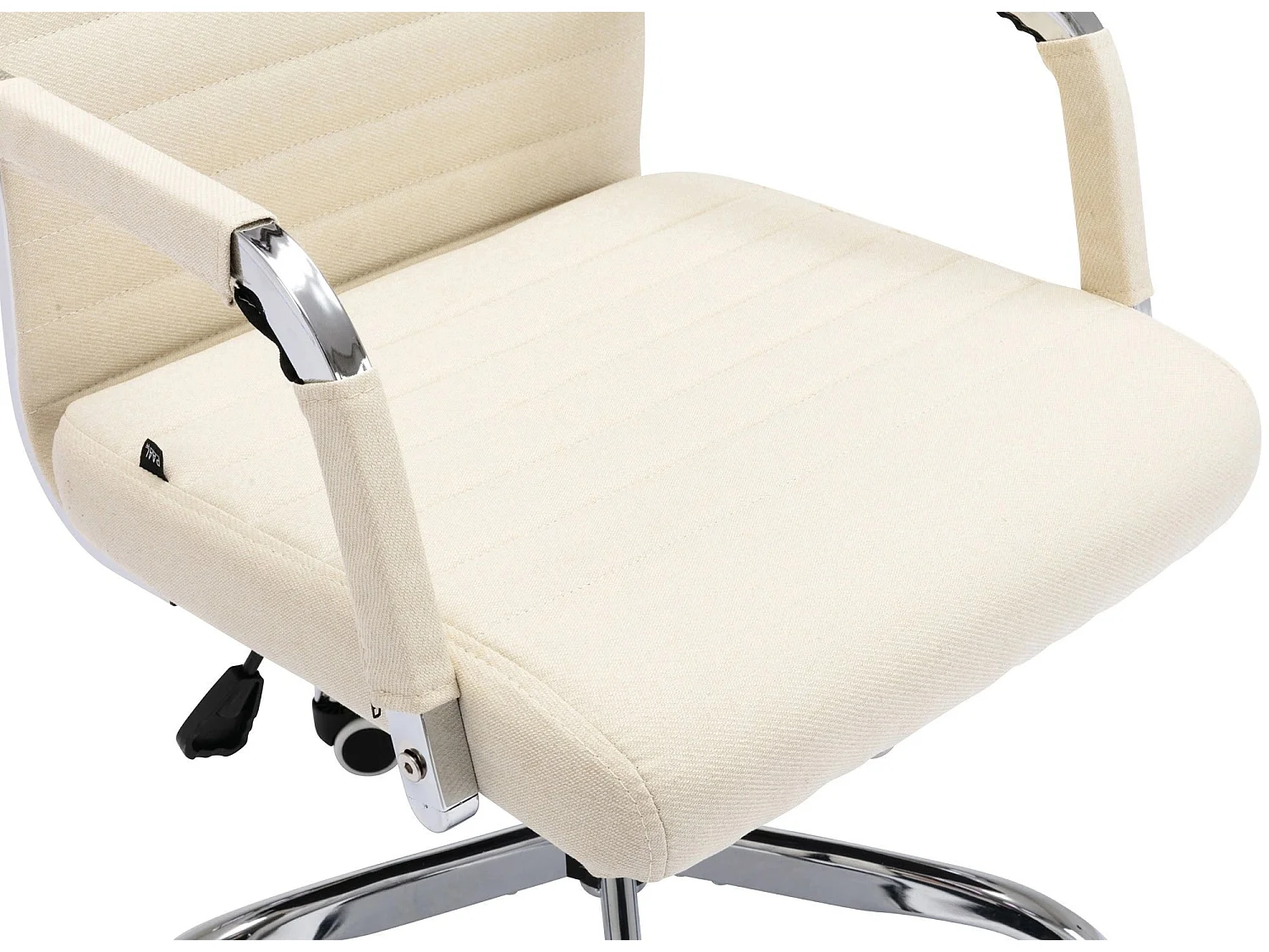 Dudeco Cadeira Escritório Amadora Tecido Creme