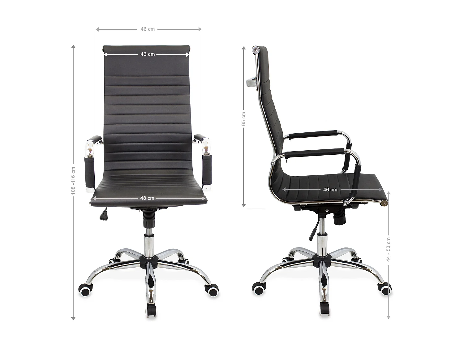 Dudeco Cadeira Escritório WordPro Preto