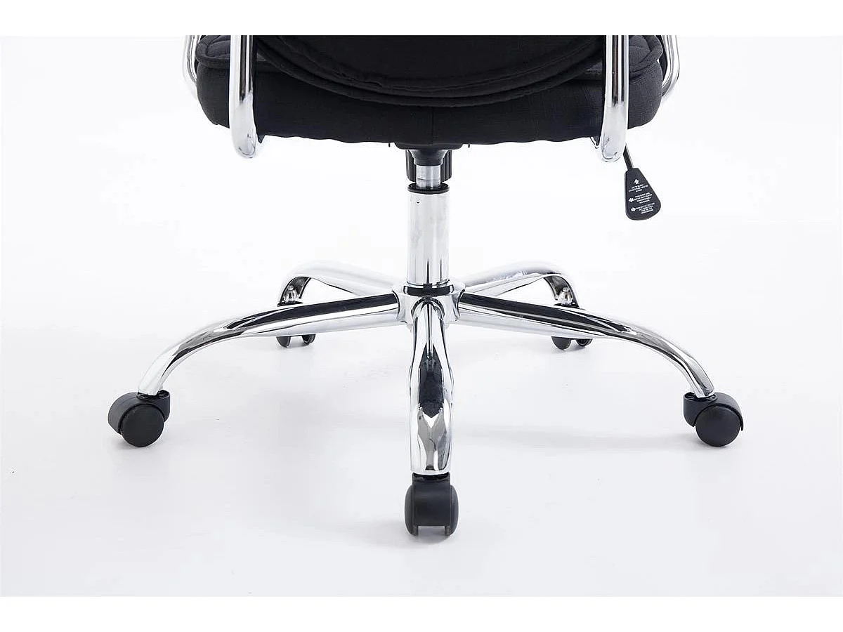 Dudeco Cadeira Escritório Rako em Tecido Preto