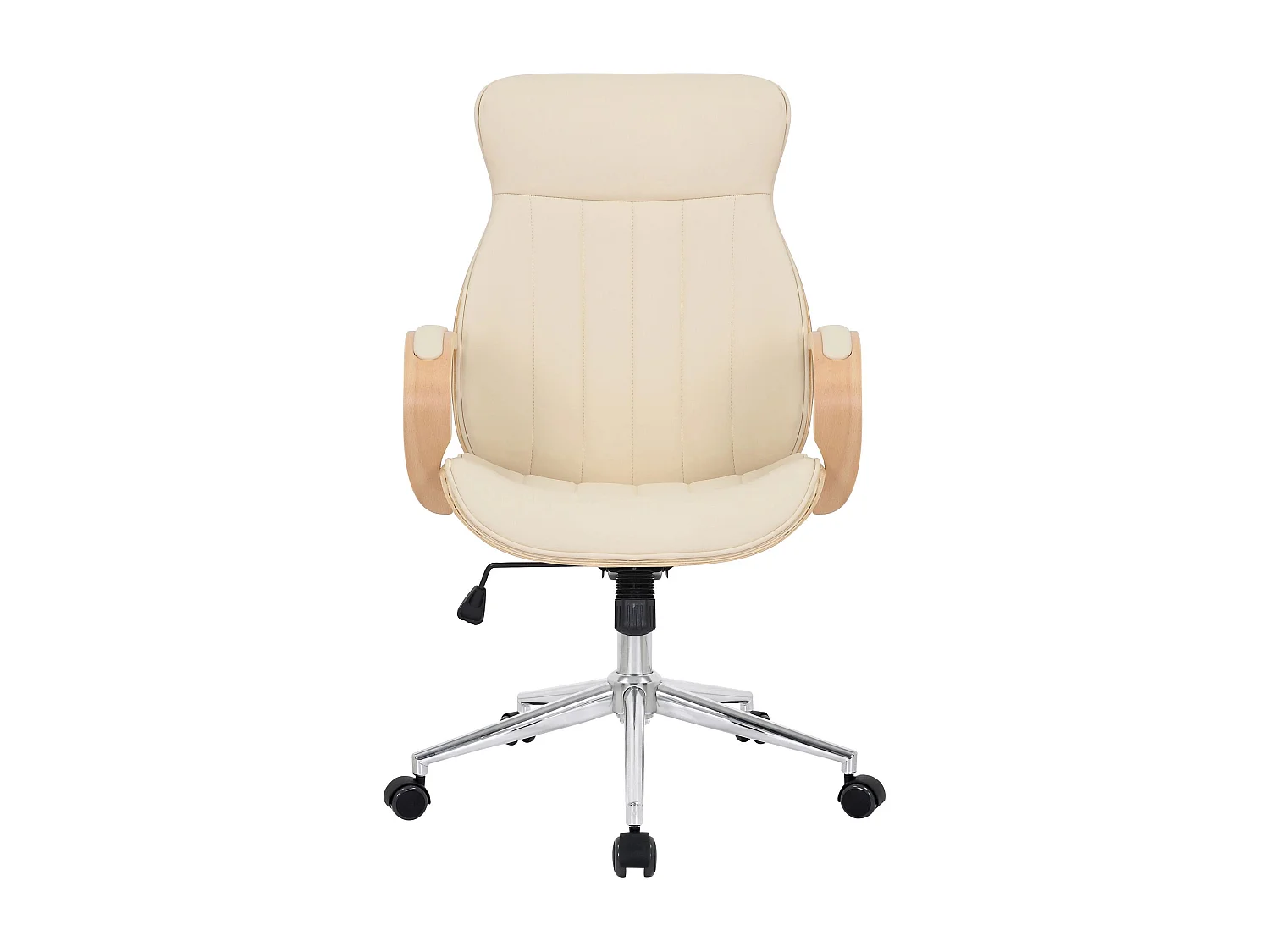 Dudeco Cadeira Escritório Melilla Carvalho e creme