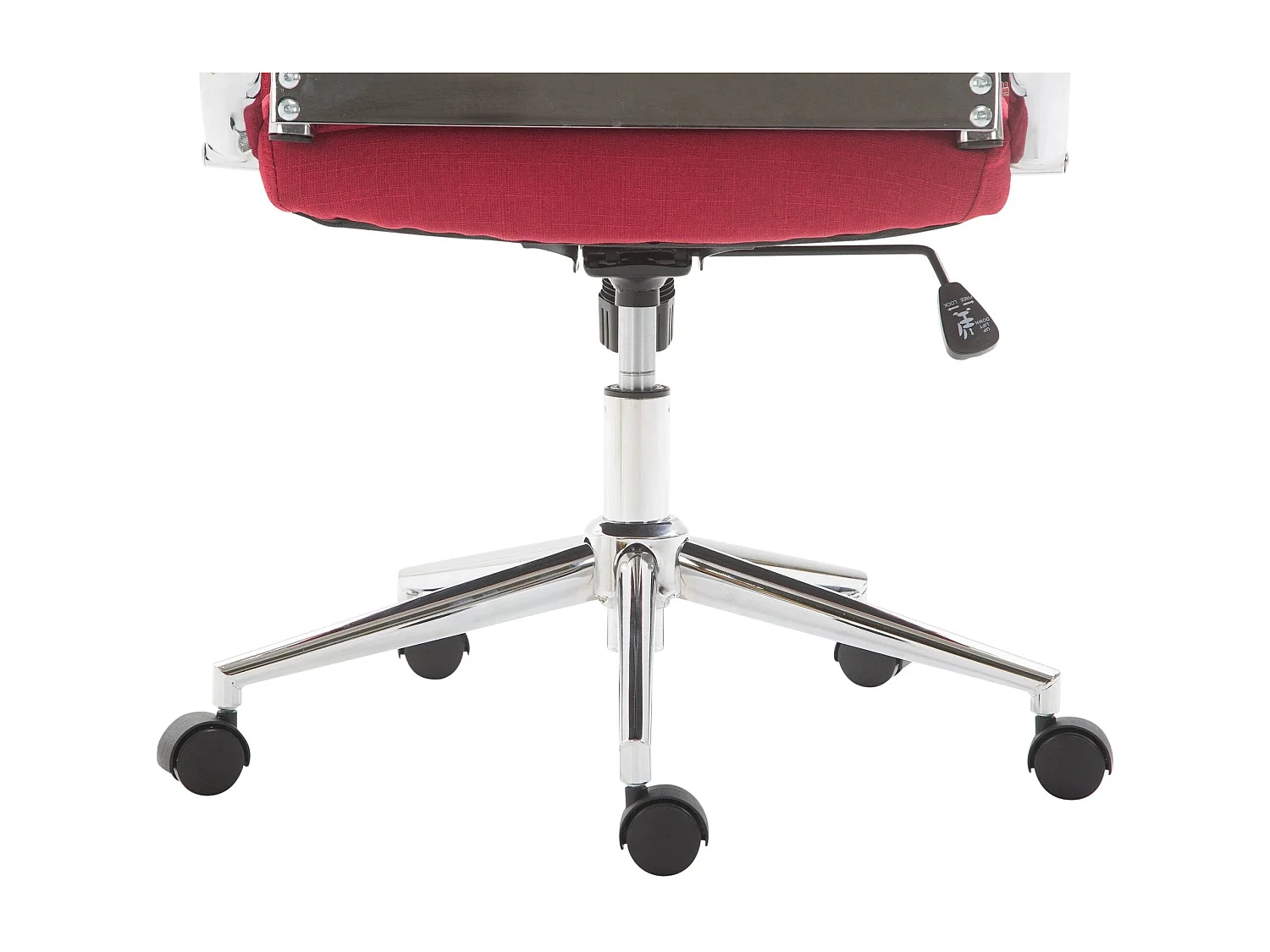 Dudeco Cadeira Escritório Kolumbus em Tecido Vermelho