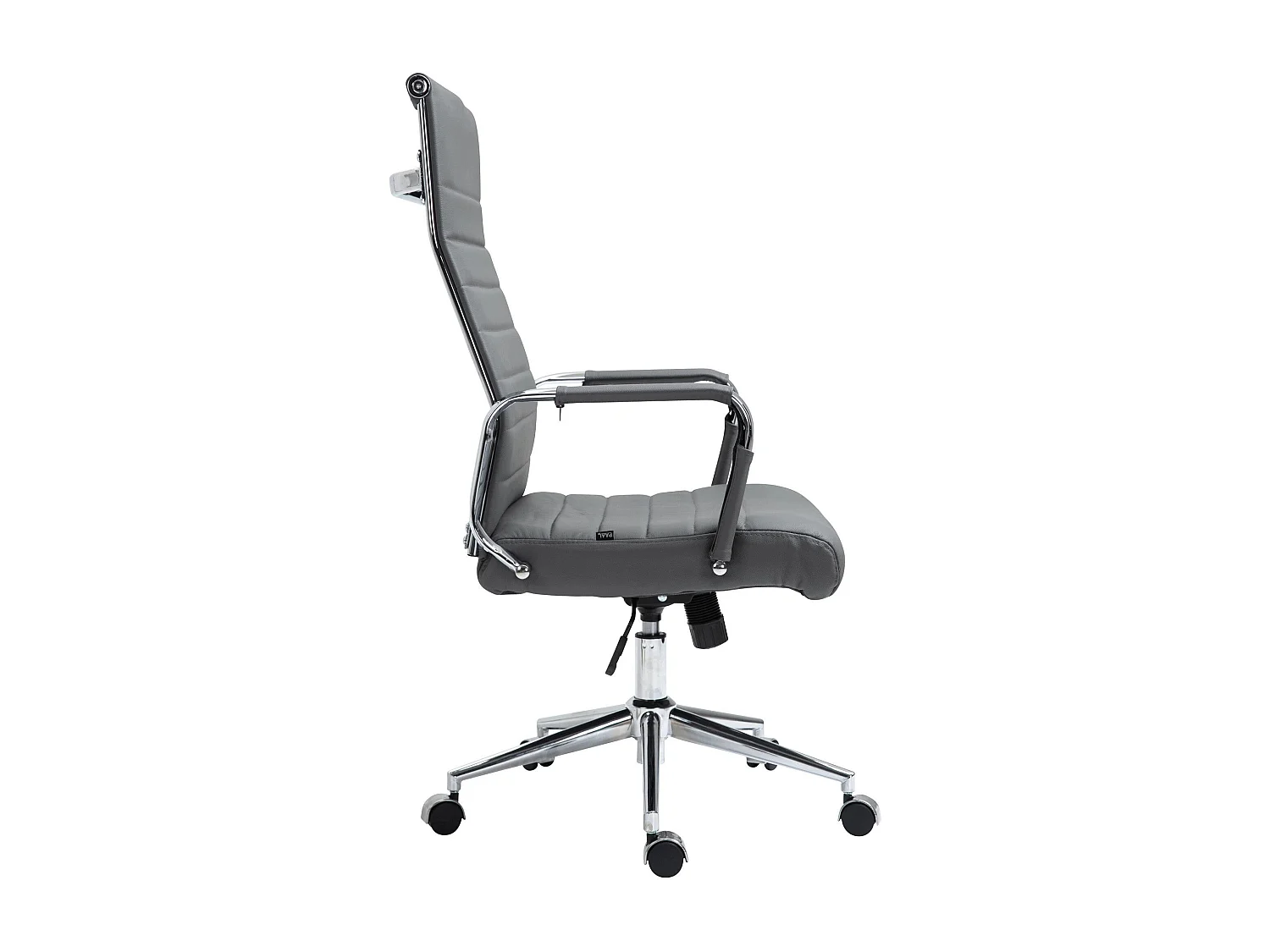 Dudeco Cadeira Escritório Kolumbus em Pele Natural Cinzento